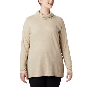 Dámské Mikiny Columbia Canyon Point Cowl Neck Plus Size Krém NIQSJA536